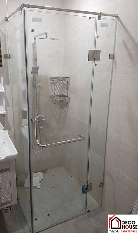 Cabin tắm kính vuông góc
