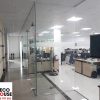 Vách kính cường lực văn phòng đẹp