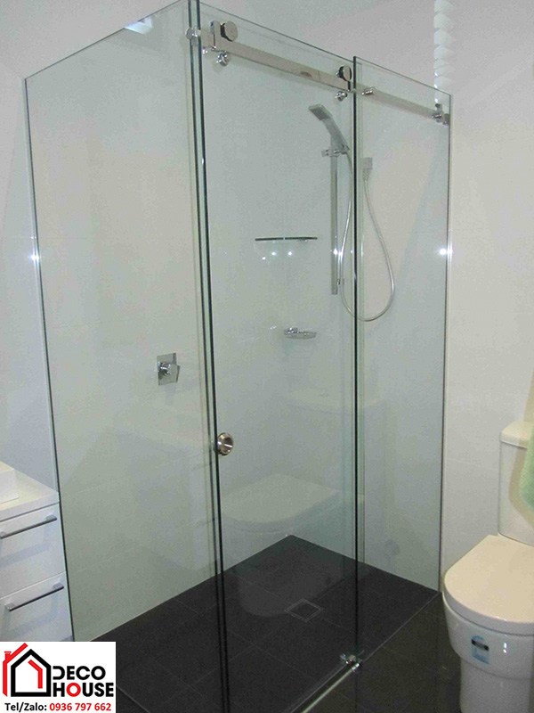 Cửa kính lùa nhà tắm đẹp
