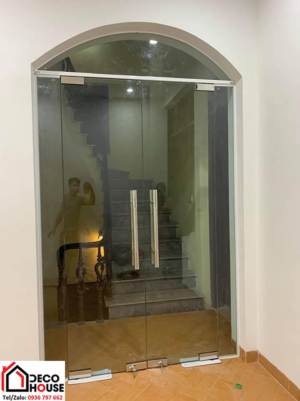 Cửa kính lùa ngang ray nhôm đẹp