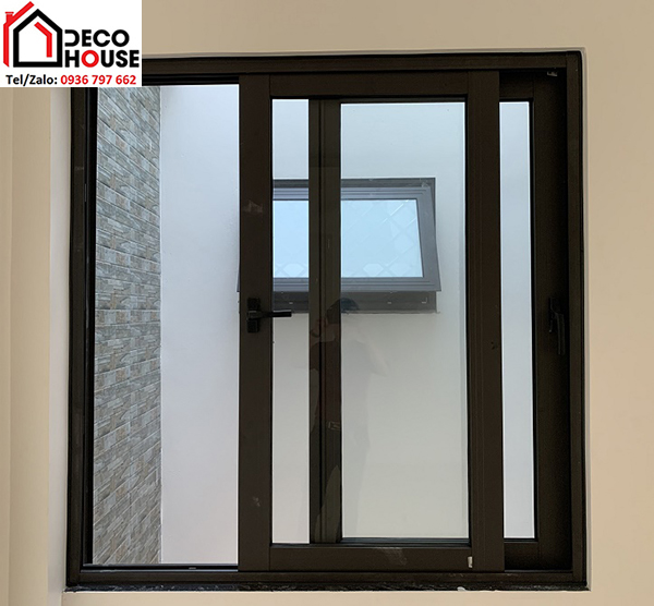 Làm cửa sổ nhôm Xingfa 2 cánh trượt lùa