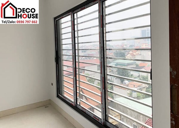 Làm cửa sổ nhôm Xingfa 3 cánh mở lùa tại Hà Nội