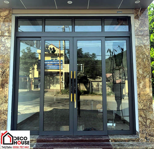 Lắp đặt cửa nhôm trượt quay 4 cánh tại Hà Nội