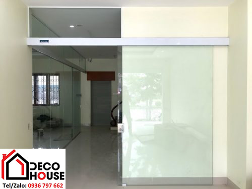 Lắp đặt cửa kính lùa 1 cánh 1 tấm tại Ba Đình