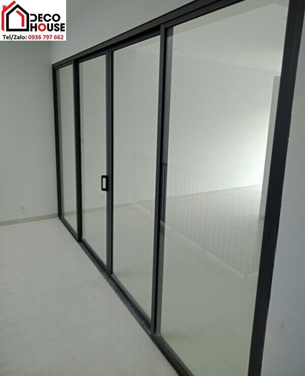 Cửa nhôm PMA 4 cánh mở lùa