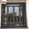 Cửa nhôm Việt Pháp màu đen